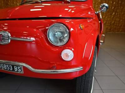 Fiat 500 F110 SPIAGGINA TOTALMENTE RESTAURATA TARGHE ORIGIN Rosso usata Brescia
