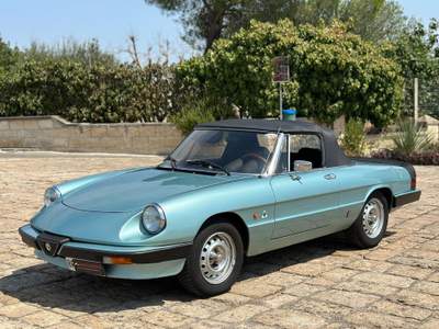 Alfa Romeo Spider Duetto 1.6 Carburatori Iscr. ASI Verde usata Castellaneta