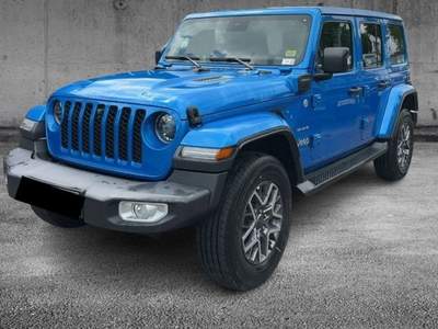 Jeep Wrangler Unlimited 2.0 PHEV ATX 4xe Sahara Blu/Azzurro usata Castelnuovo Rangone