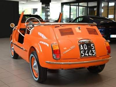 Fiat 500 F110 SPIAGGINA TOTALMENTE RESTAURATA TARGHE ORIGIN Arancione usata Brescia