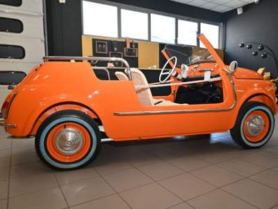 Fiat 500 F110 SPIAGGINA TOTALMENTE RESTAURATA TARGHE ORIGIN Arancione usata Brescia