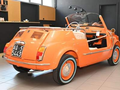 Fiat 500 F110 SPIAGGINA TOTALMENTE RESTAURATA TARGHE ORIGIN Arancione usata Brescia