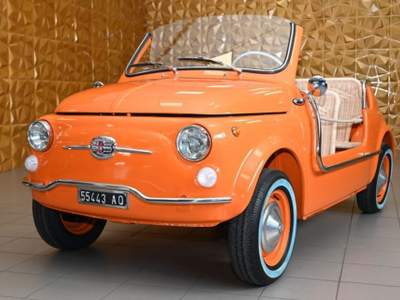 Fiat 500 F110 SPIAGGINA TOTALMENTE RESTAURATA TARGHE ORIGIN Arancione usata Brescia