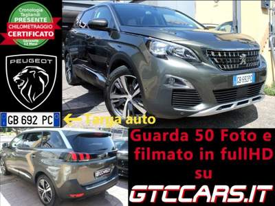 Peugeot 5008 1.5 bluehdi Allure 7Posti EAT8 UNIPRO IVA DEDUCIB. Grigio usata Roma