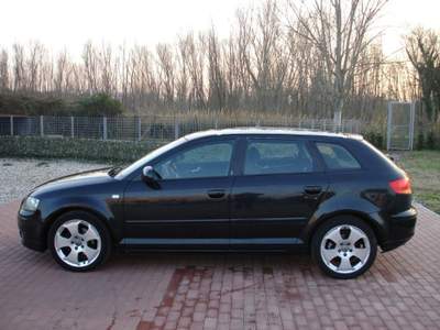 Audi A3 SPORTBACK 2.0 TDI 140 CV Nero usata Rimini