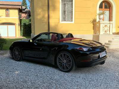 Porsche 718 718 2.0 Nuova! 762km-Pelle Tot.-Italiana Nero usata Reggio nell'Emilia