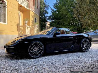 Porsche 718 718 2.0 Nuova! 762km-Pelle Tot.-Italiana Nero usata Reggio nell'Emilia