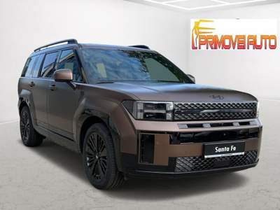 Hyundai Santa Fe 1.6 T-GDi HEV 4WD AT 7 posti XCLASS Marrone usata Castelnuovo Rangone