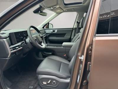 Hyundai Santa Fe 1.6 T-GDi HEV 4WD AT 7 posti XCLASS Marrone usata Castelnuovo Rangone