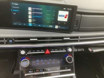 Hyundai Santa Fe 1.6 T-GDi HEV 4WD AT 7 posti XCLASS Nero usata Castelnuovo Rangone
