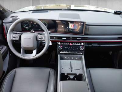 Hyundai Santa Fe 1.6 T-GDi HEV 4WD AT 7 posti XCLASS Nero usata Castelnuovo Rangone