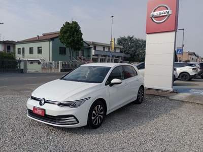 Volkswagen Golf 2.0 TDI DSG SCR Style Bianco usata San Martino Siccomario