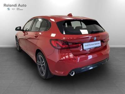 BMW Serie 1 118d d Sport auto Rosso usata Casale Monferrato