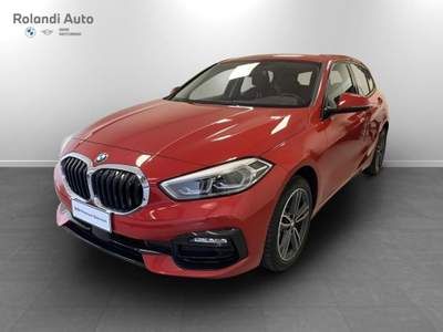 BMW Serie 1 118d d Sport auto Rosso usata Casale Monferrato