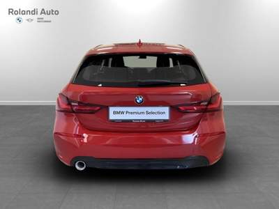 BMW Serie 1 118d d Sport auto Rosso usata Casale Monferrato