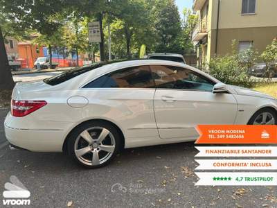 Mercedes-Benz Classe E E 220 CDI Coupï¿½ BlueEFFICIENCY Bianco usata Modena