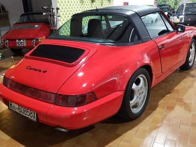 Porsche 911 964 Targa Book service Asi Italia rarità Rosso usata Cazzano Sant'Andrea