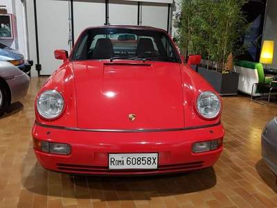 Porsche 911 964 Targa Book service Asi Italia rarità Rosso usata Cazzano Sant'Andrea