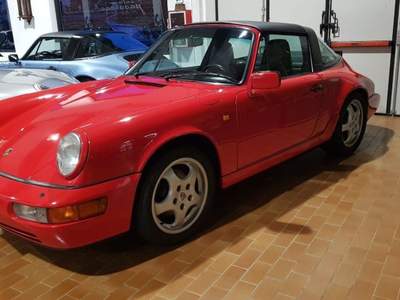 Porsche 911 964 Targa Book service Asi Italia rarità Rosso usata Cazzano Sant'Andrea