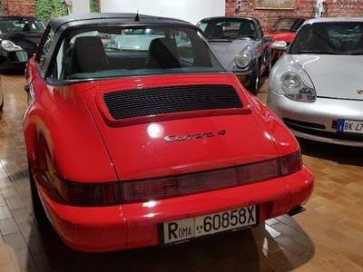 Porsche 911 964 Targa Book service Asi Italia rarità Rosso usata Cazzano Sant'Andrea
