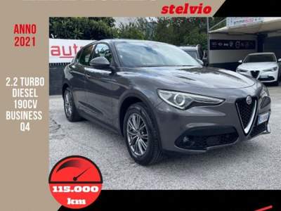 Alfa Romeo Stelvio 2.2 Turbodiesel 190 CV AT8 Q4 Business Grigio usata Isernia