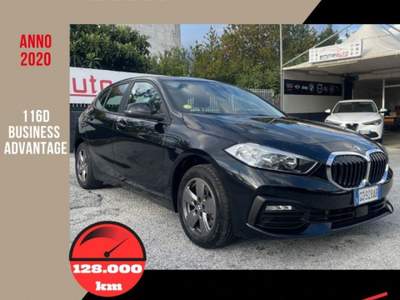 BMW Serie 1 116d d 5p. Business Advantage Nero usata Isernia