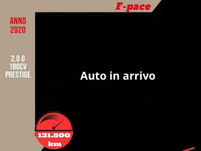 Jaguar F-Pace 2.0 D 180 CV aut. Prestige Bianco usata Isernia