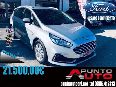 Ford S-Max 2.0 EcoBlue 150CV Start&Stop Aut.7p. Titanium Busi Argento usata Isernia