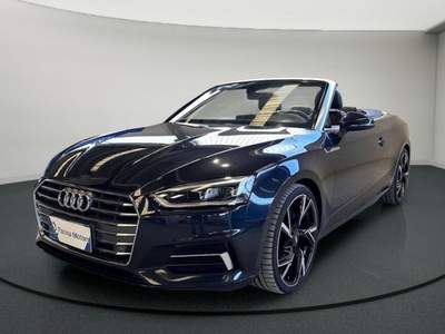 Audi A5 Cabrio 2.0TDI Stronic Business Sport NAVI CRUISE Nero usata Liscate