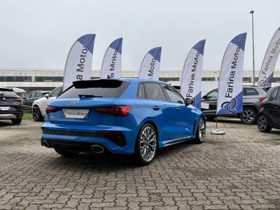 Audi RS 3 SPB TFSI quattro S tronic MATRIX CARPLAY TETTO ACC Blu/Azzurro usata Liscate