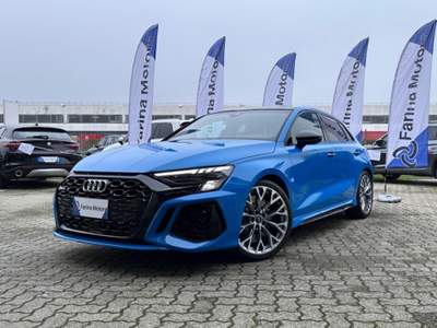 Audi RS 3 SPB TFSI quattro S tronic MATRIX CARPLAY TETTO ACC Blu/Azzurro usata Liscate