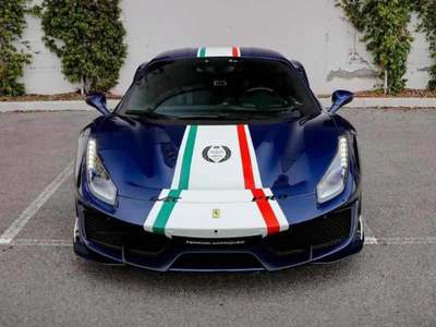 Ferrari 488 488 PISTA PILOTI Blu/Azzurro usata Asti