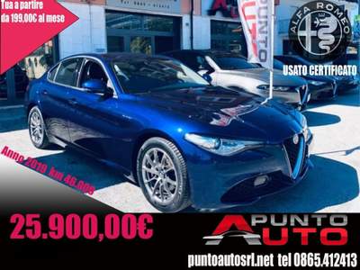 Alfa Romeo Giulia 2.2 160 CV AT8 Super -xeno telecamera Blu/Azzurro usata Isernia