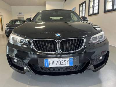 BMW Serie 2 220d 220d Msport auto my18 Nero usata Sora