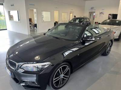 BMW Serie 2 220d 220d Msport auto my18 Nero usata Sora