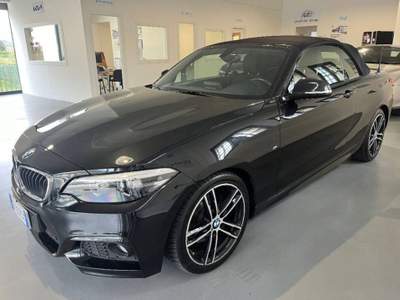 BMW Serie 2 220d 220d Msport auto my18 Nero usata Sora
