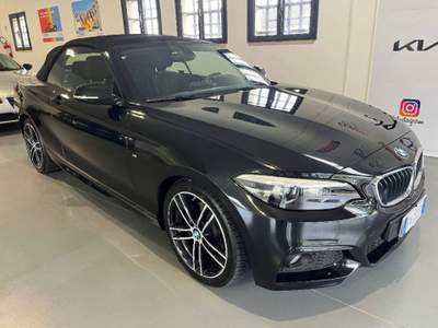 BMW Serie 2 220d 220d Msport auto my18 Nero usata Sora