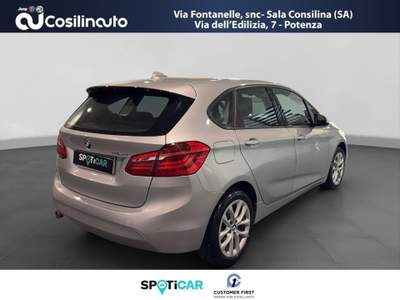 BMW Serie 2 Active Tourer 214d d Active Tourer Advantage 116 CV Argento usata Sala Consilina