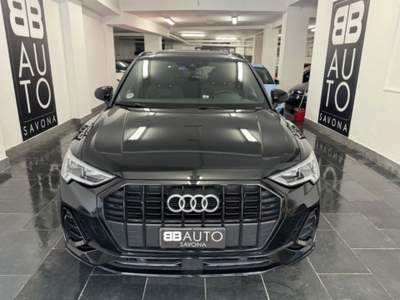 Audi Q3 35 TFSI S tronic S line edition TETTO PELLE/ALCANT Nero usata Savona