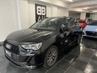Audi Q3 35 TFSI S tronic S line edition TETTO PELLE/ALCANT Nero usata Savona