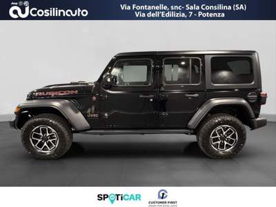 Jeep Wrangler 2.0 Turbo Benzina 280CV Rubicon *DA IMMATRICOLARE* Nero usata Sala Consilina
