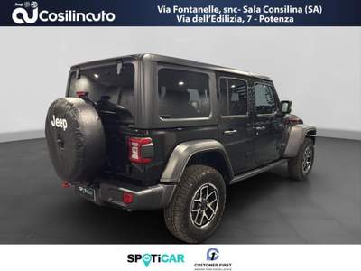 Jeep Wrangler 2.0 Turbo Benzina 280CV Rubicon *DA IMMATRICOLARE* Nero usata Sala Consilina