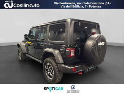 Jeep Wrangler 2.0 Turbo Benzina 280CV Rubicon *DA IMMATRICOLARE* Nero usata Sala Consilina