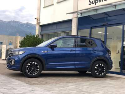 Volkswagen T-Cross 1.0 TSI R-LINE EXTERIOR *RETROCAMERA *CERCHI LEGA* Blu/Azzurro usata Feltre