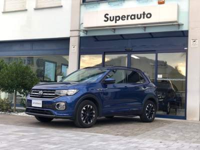 Volkswagen T-Cross 1.0 TSI R-LINE EXTERIOR *RETROCAMERA *CERCHI LEGA* Blu/Azzurro usata Feltre