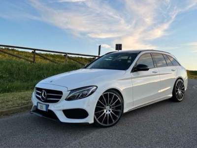 Mercedes-Benz Classe C Mercedes-Benz C 220d 4Matic SW Premium Bianco usata Polesella