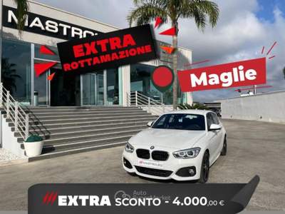BMW Serie 1 116d 116d 5p. M Sport Automatica Bianco usata Lucugnano