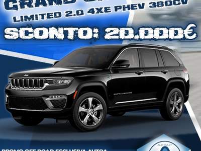 Jeep Grand Cherokee 2.0 PHEV ATX 4xe Limited Nero usata Sassari