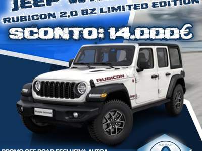 Jeep Wrangler Unlimited 2.0 Turbo Rubicon Bianco usata Sassari