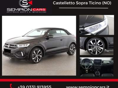 Volkswagen T-Roc Cabriolet 1.5 tsi R-Line dsg PREZZO REALE Nero usata Castelletto Sopra Ticino